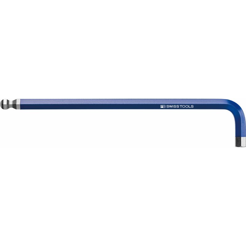 PB SWISS TOOLS 212L-10BL ロングボールレインボーレンチ 青色