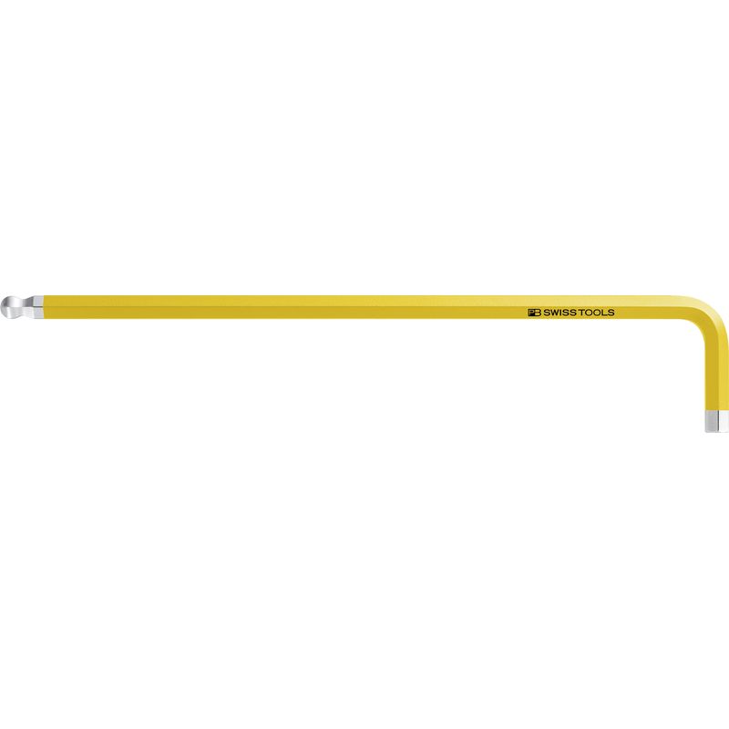 PB SWISS TOOLS 212ZL-3/16YE ボール付レインボーレンチ (ロング)黄色