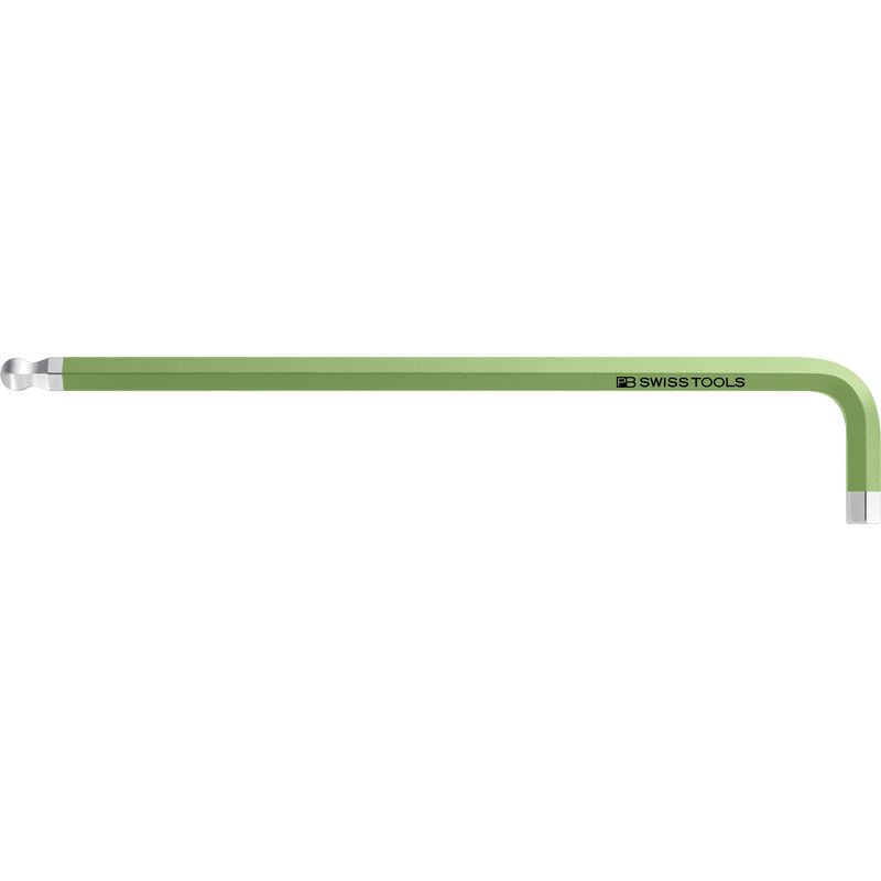 PB SWISS TOOLS 212ZL-1/4YG ボール付レインボーレンチ (ロング)黄緑