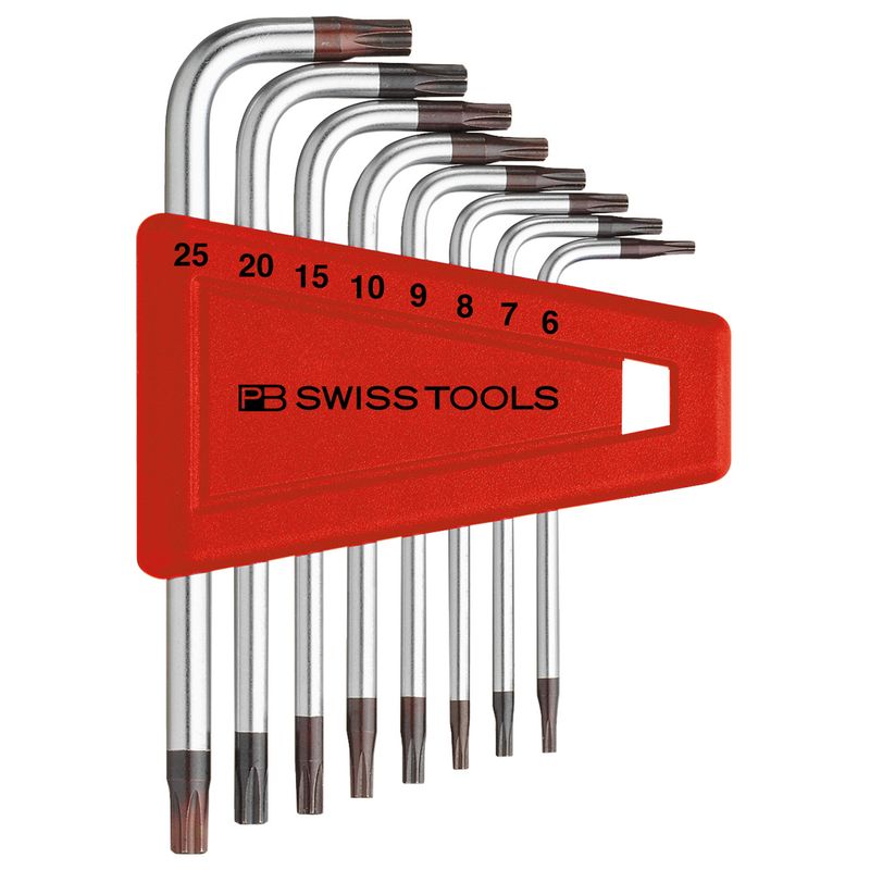 PB SWISS TOOLS 410H/6-25 L型ヘクスローブレンチセット(パックなし)