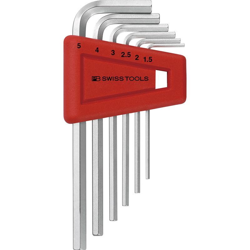 PB SWISS TOOLS 210H-5CN ホルダー付六角棒レンチセット