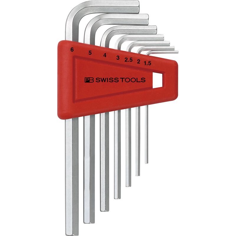 PB SWISS TOOLS 210H-6 ホルダー付六角棒レンチセット(パックナシ)
