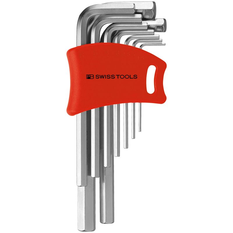 PB SWISS TOOLS 210DH-10 ホルダー付六角棒レンチセット(パックナシ)