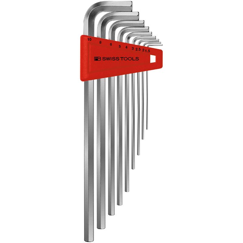 PB SWISS TOOLS 211H-10CN ホルダー付六角棒レンチセット ロング