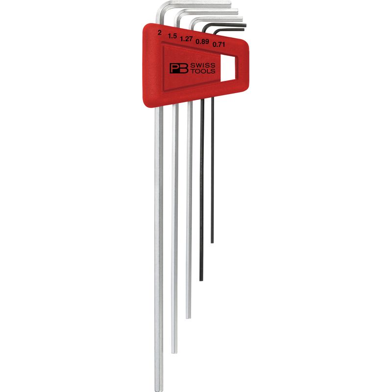 PB SWISS TOOLS 211H-2 ホルダー付六角棒レンチセット ロング(パックナシ
