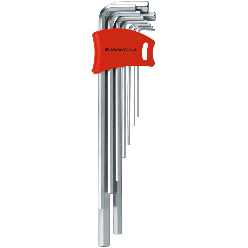 PB SWISS TOOLS 211DH-10 ホルダー付六角レンチセット ロング(パックナシ