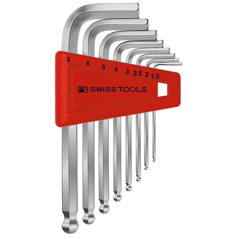 PB SWISS TOOLS 212H-8CN ボール付六角棒レンチセット