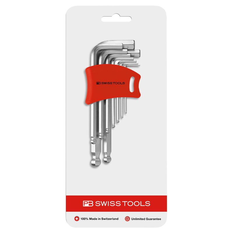 PB SWISS TOOLS 212DH-10CN ボール付六角棒レンチセット