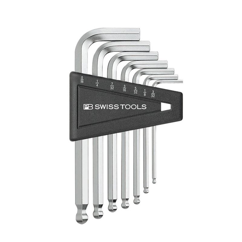 PB SWISS TOOLS 212ZH ボール付六角棒レンチセット(パックナシ)