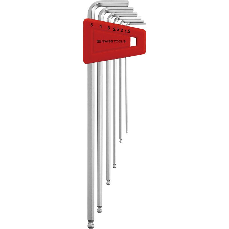 PB SWISS TOOLS 212LH-5CN ボール付ロング六角棒レンチセット