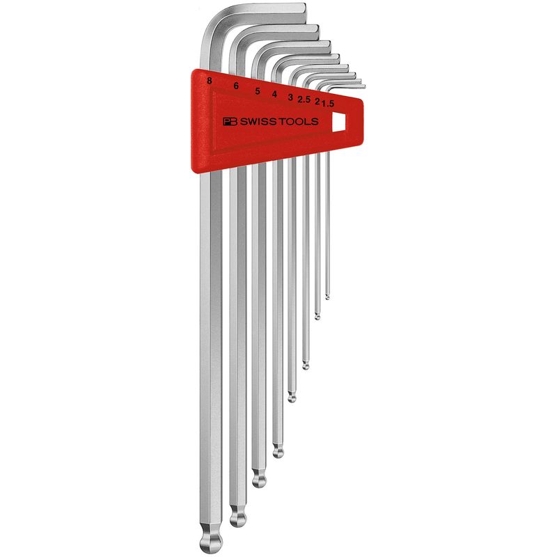 PB SWISS TOOLS 212LH-8CN ボール付ロング六角棒レンチセット