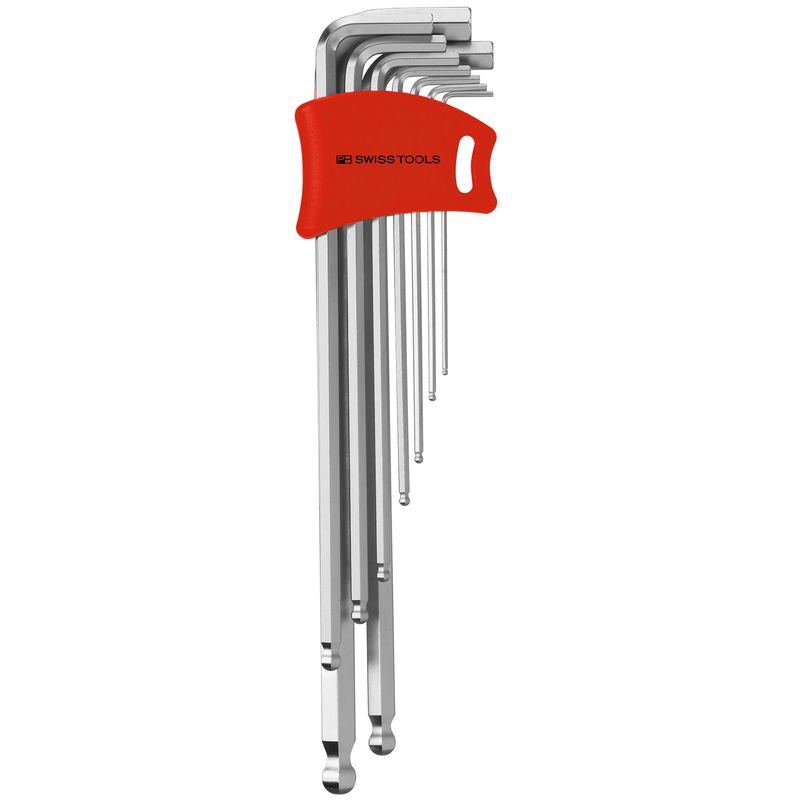 PB SWISS TOOLS 212LDH-10 ボール付六角レンチセット ロング(パックナシ