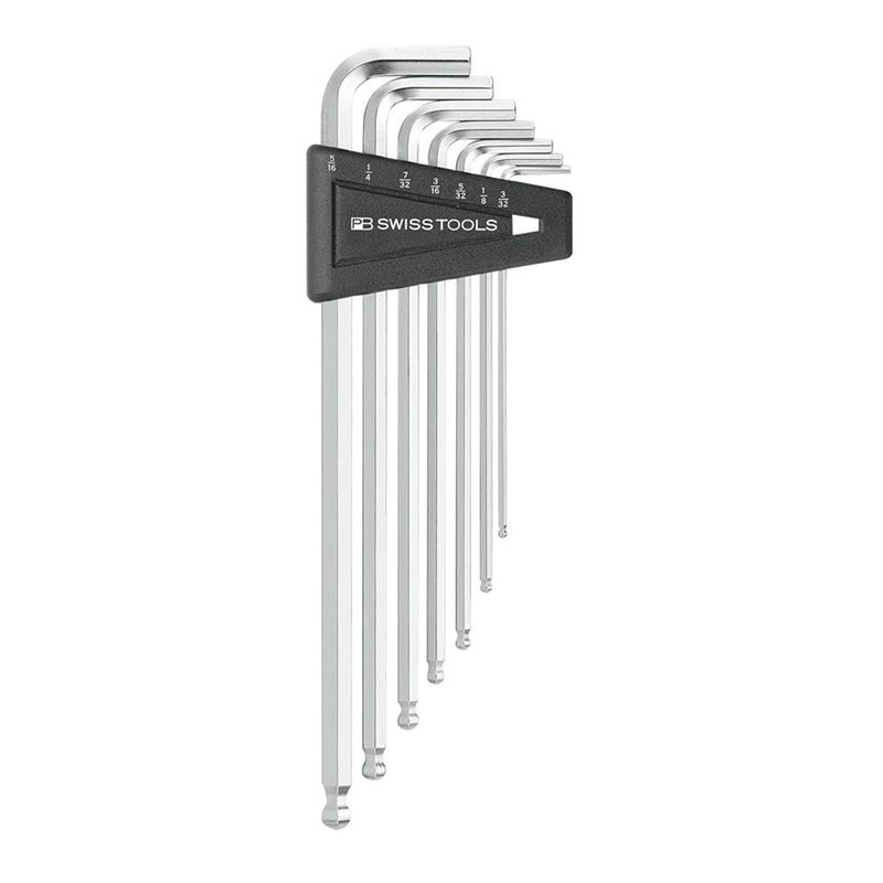 PB SWISS TOOLS 212ZLH ボール付六角棒レンチセット ロング(パックナシ)