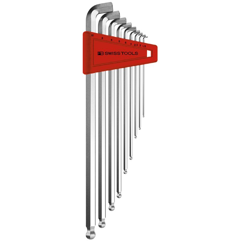 PB SWISS TOOLS 2212LH-10 ショートヘッド六角棒レンチセット(パックナシ)