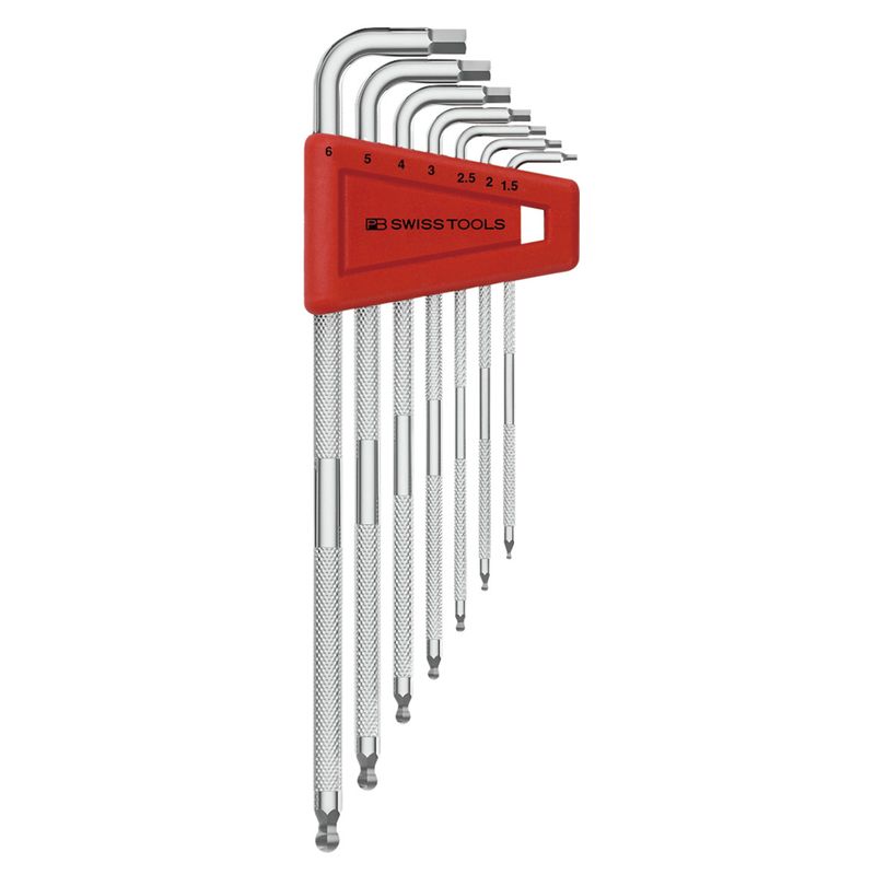 PB SWISS TOOLS 3212LH-6 ローレット入六角レンチセット (パックナシ)