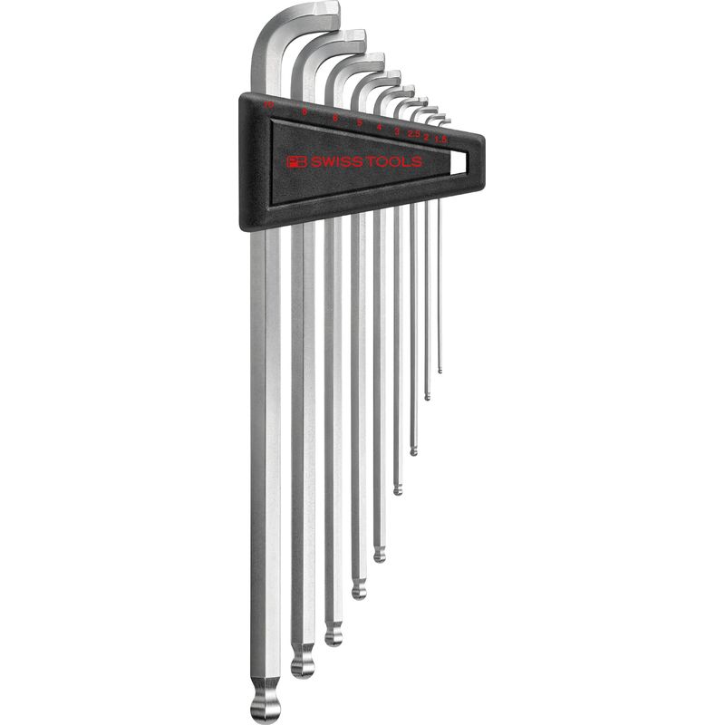 PB SWISS TOOLS 2222LH-10 マルチアングルボール付六角レンチセット