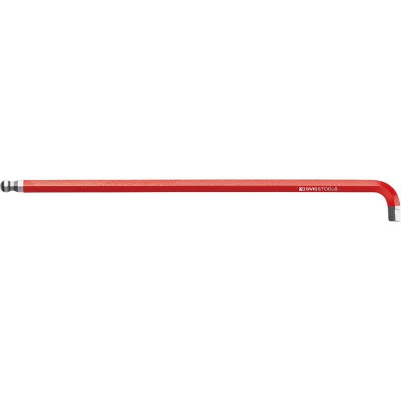 PB SWISS TOOLS 2222L-6RE マルチアングルボール付レインボーレンチ 赤色