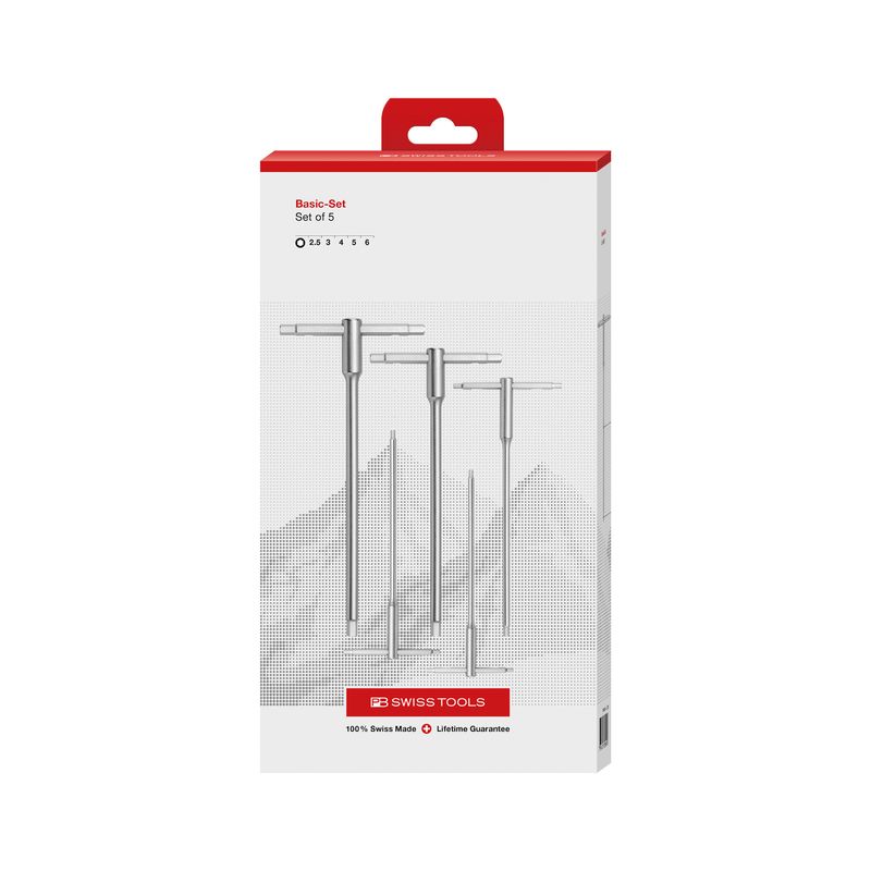 PB SWISS TOOLS 1204SET6CBB スライド式六角棒レンチセット(BOX)