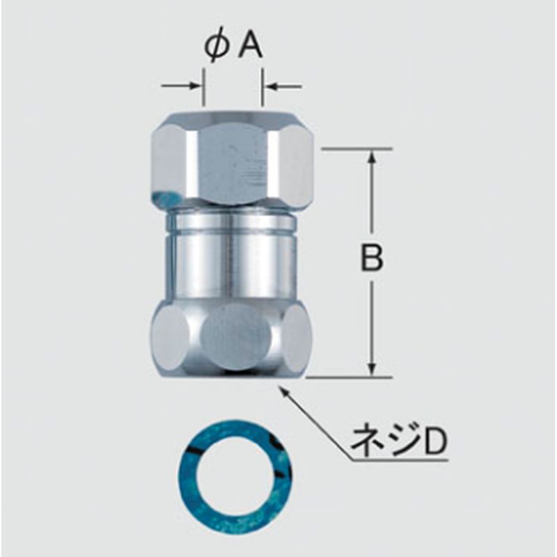LIXIL A-1003-2 止水栓ソケット部(水用 湯用)