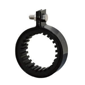 A10191 ブラック塗装 防振吊バンド 提灯タイプ