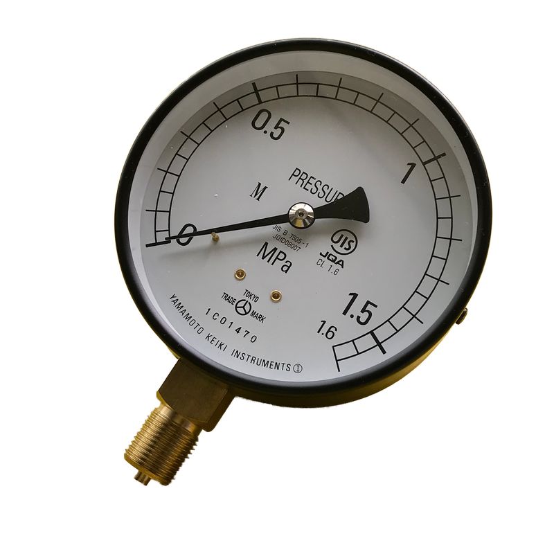 山本計器 1.6MPa 圧力計 【蒸気用】 A型