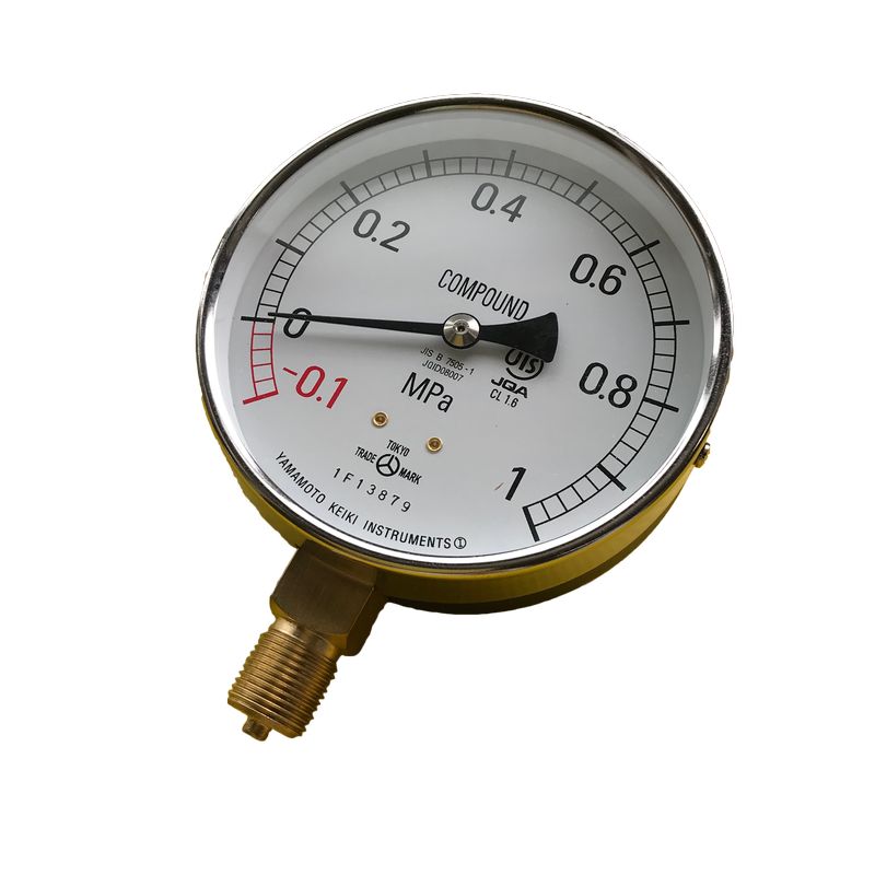 山本計器 1.0Mpa 連成計 A型