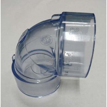 DV-DL エスロン透明DV継手 90°エルボ
