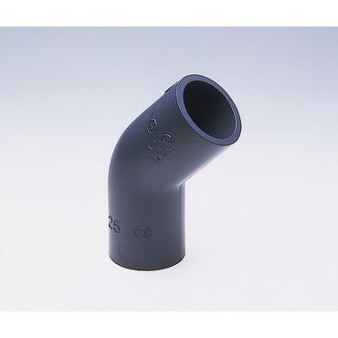 AV 超純継手 45°エルボ U-PVC製(禁油処理)