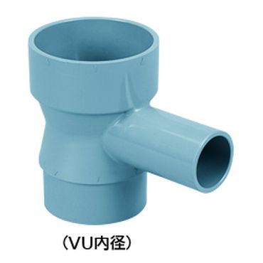 CU SG-IKT 食洗機継手 縦型合流チーズ(VUパイプ内径接続型)