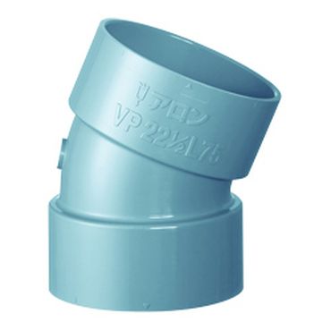 CU VP 22 1/2L 22-1/2°エルボ VP管排水用