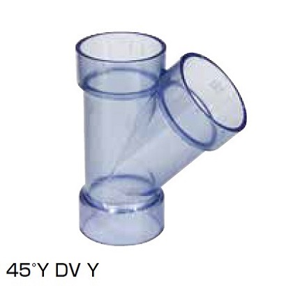 DV-Y 45°Y 透明継手