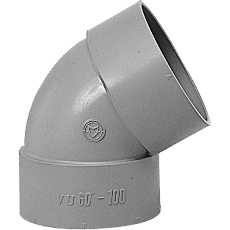 VU60L 排水用60度エルボ
