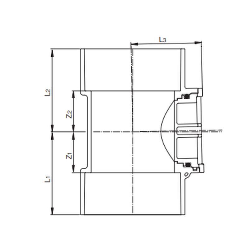 SFCT コンパクト掃除口付継手 透明 耐火VP