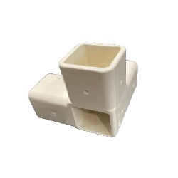 PS-A2L 3L(貫通) 角パイプ継手 - 画像2