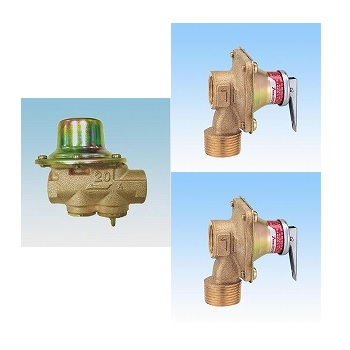 セット5D(1:2) 減圧弁･温水機器用逃し弁セット品