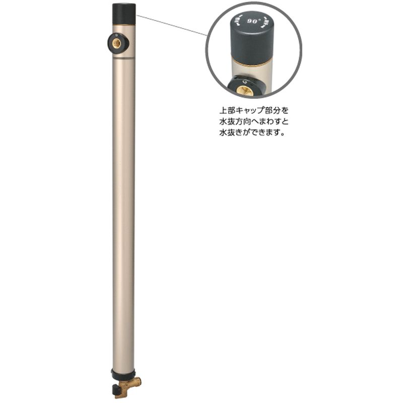 前澤化成工業 F60M-CPスイ 不凍栓水栓柱 シャンパン 水協