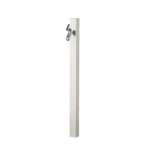 オンリーワンクラブ GM3-AL50W1 アルミ水栓柱ステーク50 蛇口セット ホワイト