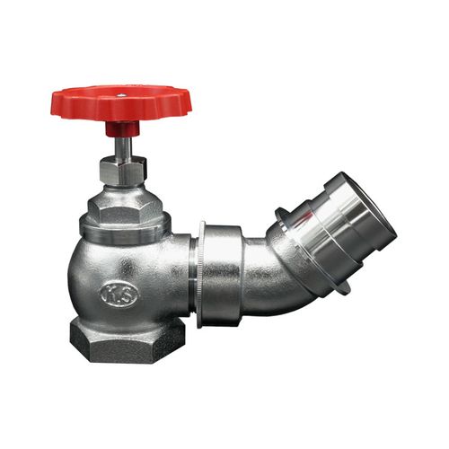 報商製作所 SV-10 高圧散水栓 口金回転付 1.0MPa クローム 45°