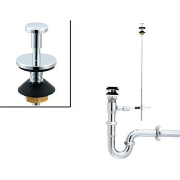 LIXIL LF-5PALU ポップアップ式壁排水Pトラップ