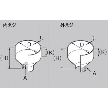 Z-HPON ホッパー外ネジ ドブメッキ