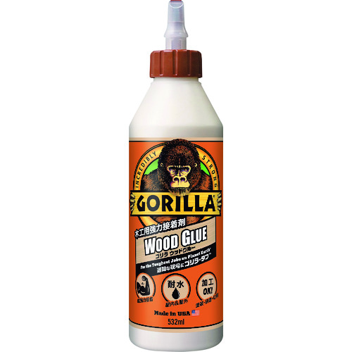木工用強力接着剤 ゴリラ ウッドグルー 532ml