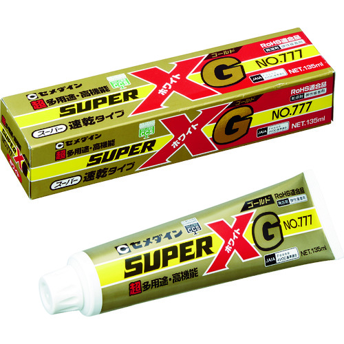 AX-112 スーパーXゴールドNo777(速硬化) ホワイト 135ml