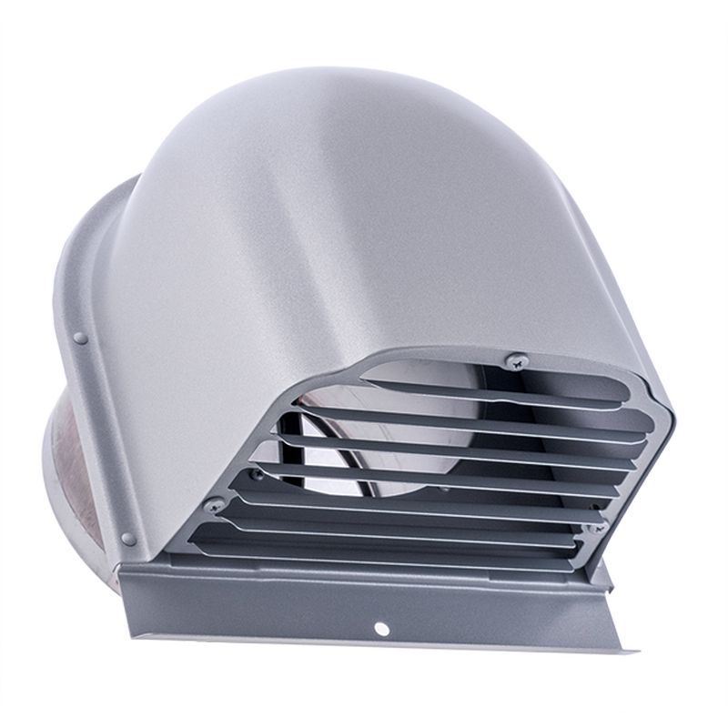 CFXD-SCN 外壁用ステンレス製換気口 深型フード ガラリ型 下部着脱タイプ 防火ダンパー付 金網5M