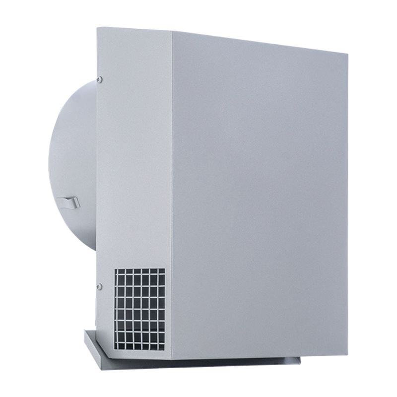 KKN-YMS 外壁用ステンレス製換気口 パイプフード ワイド水切り付 金網型5M