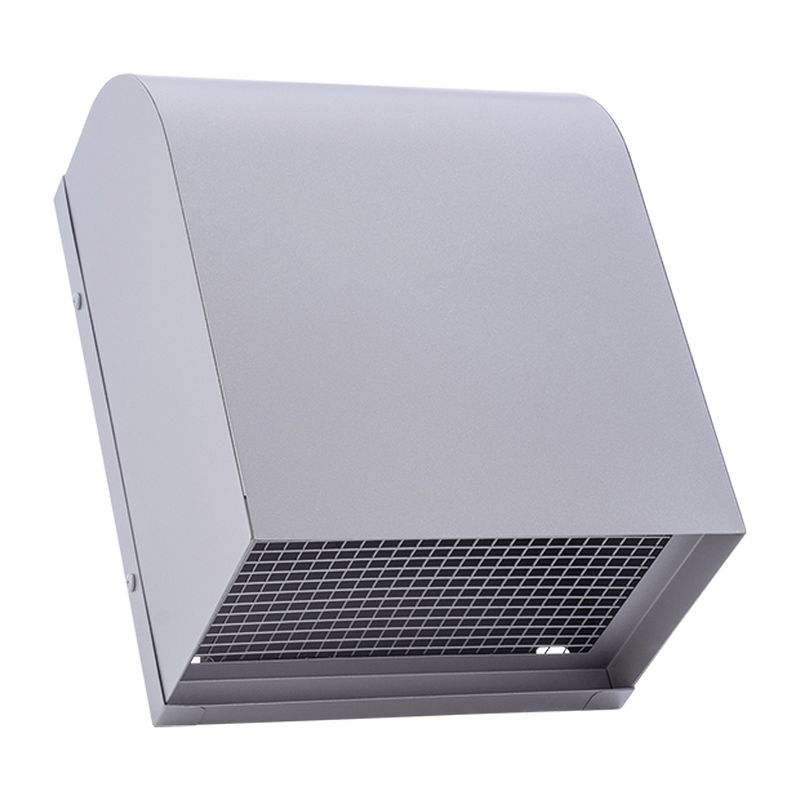WB-S 外壁用ステンレス製換気口 パイプフード 深型角フード 3M (塗装品)