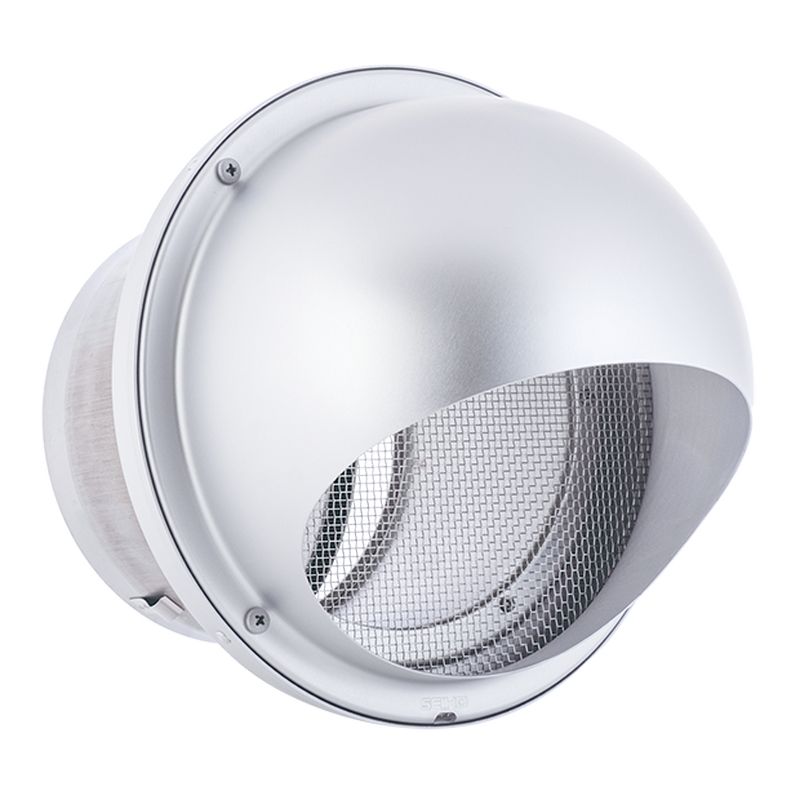 AFND-C 外壁用アルミ製換気口 セルフード C 防火ダンパー付 同芯金網型3M (塗装品)