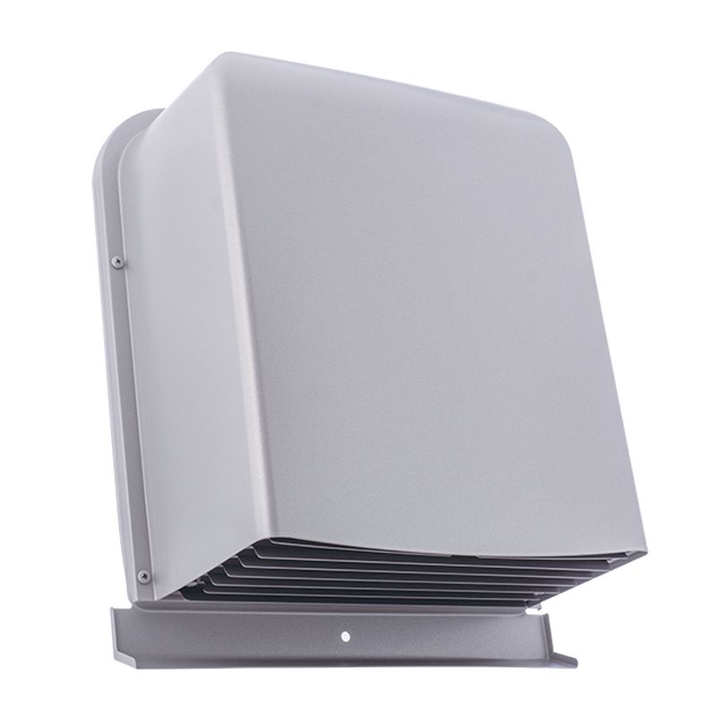 GFXD-BYSCN 防音用製品 ステンレス製換気口 ワイド水切り付 深型 厚型 排気用 ガラリ型 防音タイプ 下部着脱タイプ 防火ダンパー付 金網5M