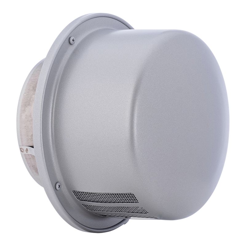 RCN-BS 防音用製品 ステンレス製換気口 丸型キャップ 防音タイプ 金網型10M (塗装品)