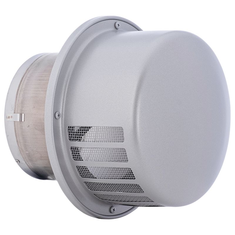RCND-BSC 防音用製品 ステンレス製換気口 丸型キャップ 防音タイプ 防火ダンパー付 金調型10M (塗装品)