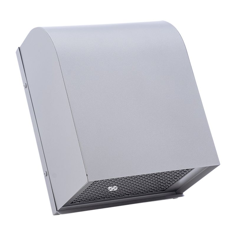 WND-BFSC 防音用製品 ステンレス製換気口 角型フード 防音タイプ (吸音材:耐湿･油型) 防火ダンパー付 金網型3M (塗装品)